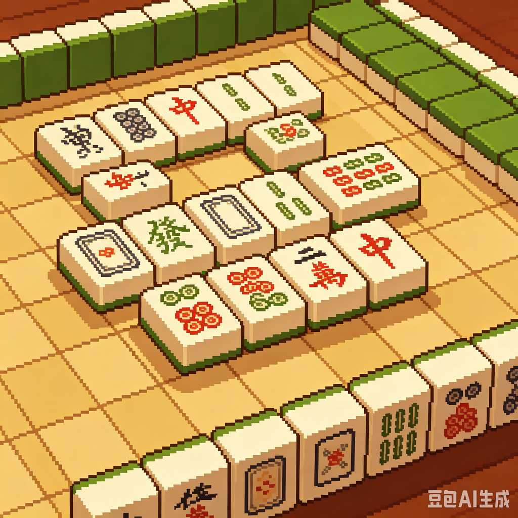metallic finish mahjong set